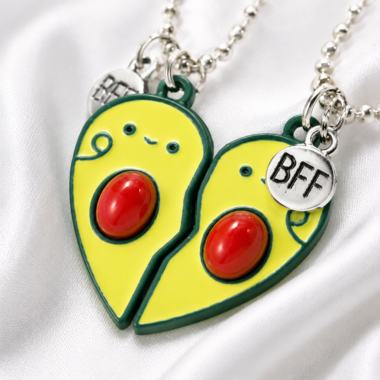 BFF Cute Avocado Necklace