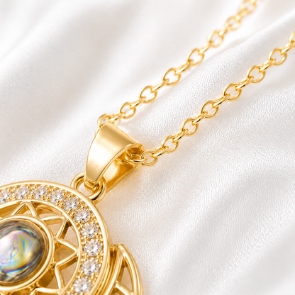 Sun & Moon Projection Necklace