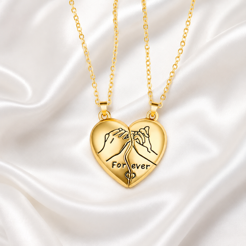 Magnetic Heart Coupling Necklace