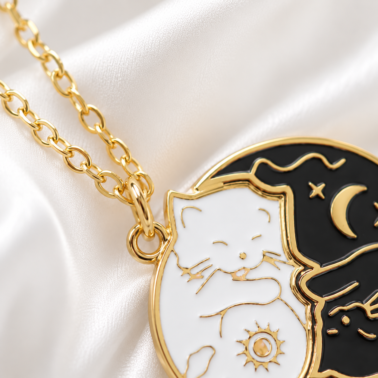 Cat Puzzle Necklace