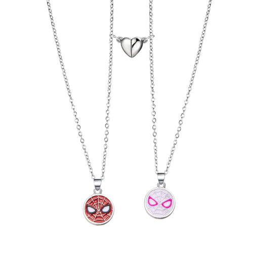 Magnetic Spiderman Couple Necklace