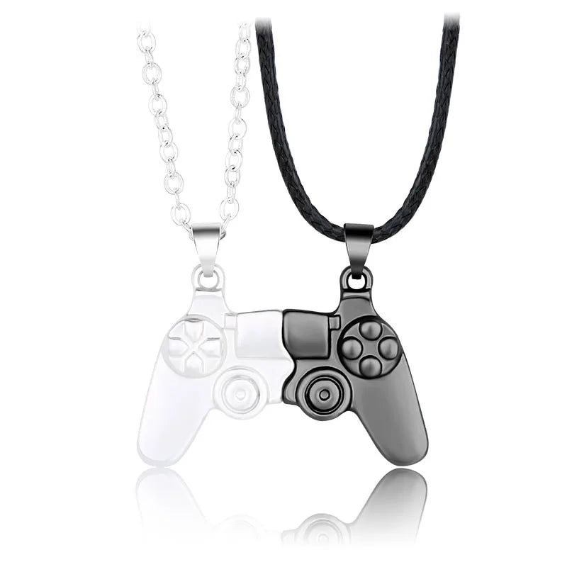 Silver Black Necklac