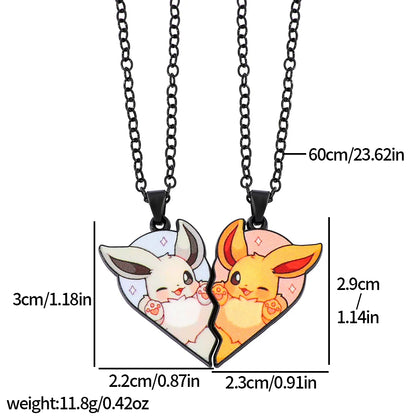 Pokémon Eeveelution Heart Necklace