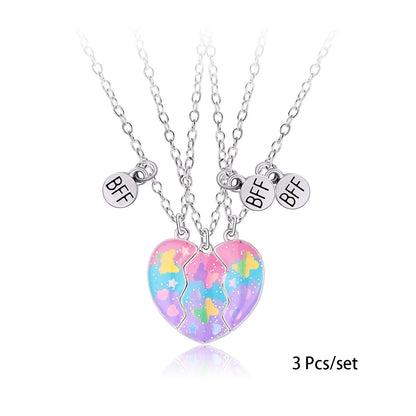 Sparkle Pastel Matchy Heart Jewelry