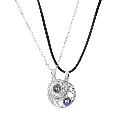 Sun & Moon Projection Necklace