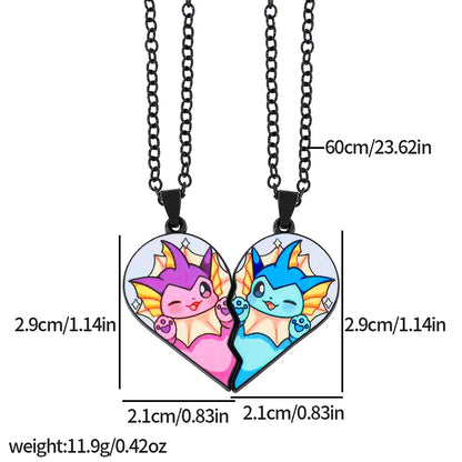 Pokémon Eeveelution Heart Necklace
