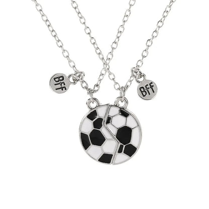 Magnetic Soccer Ball BFF Necklace