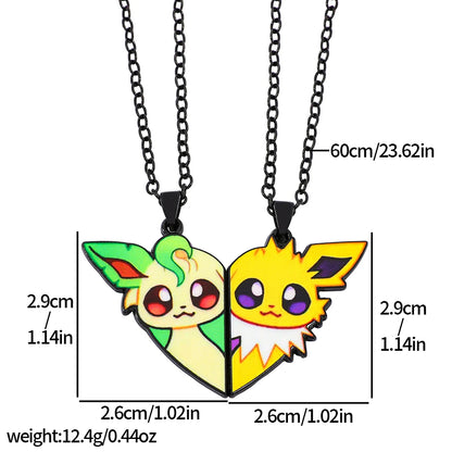 Pokémon Eeveelution Heart Necklace