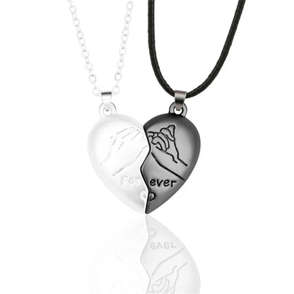 Magnetic Heart Coupling Necklace