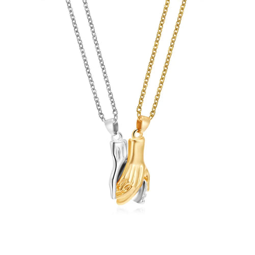 Magnetic Holding Hands Necklace