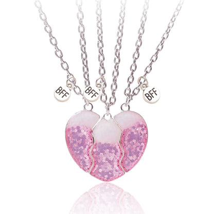 Sparkle Pastel Matchy Heart Jewelry