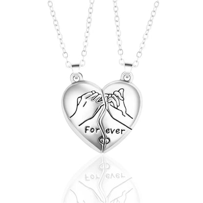 Magnetic Heart Coupling Necklace