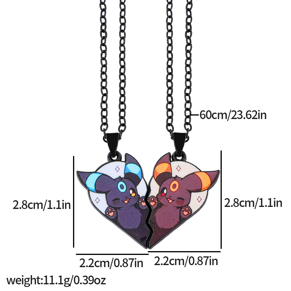 Pokémon Eeveelution Heart Necklace
