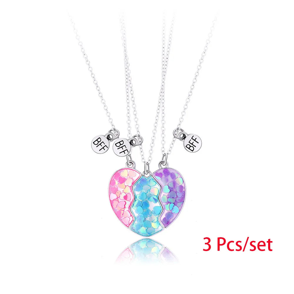 Sparkle Pastel Matchy Heart Jewelry