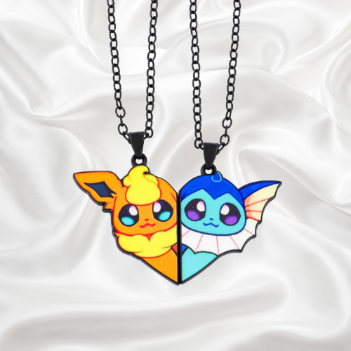 Pokémon Eeveelution Heart Necklace