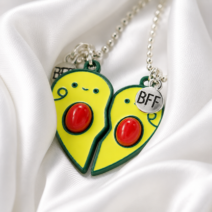 BFF Cute Avocado Necklace
