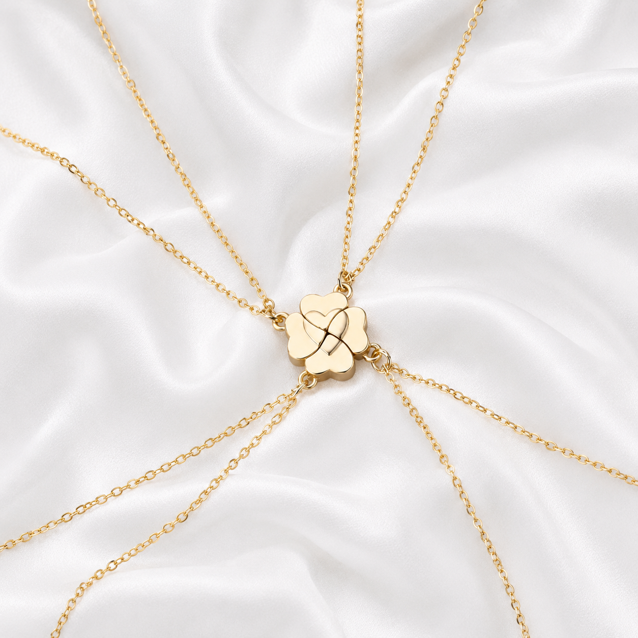 Magnetic Clover Necklace