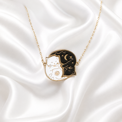 Cat Puzzle Necklace