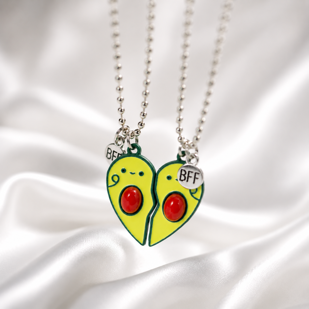 BFF Cute Avocado Necklace